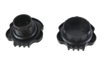 Wyatt Gatling Skull Style Gas Cap Set for Harley Davidson FLST by Wyatt Gatling