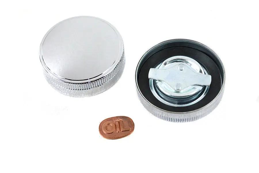 Wyatt Gatling 45 Inch W/G Gas and Oil Cap Set Chrome for Harley Davidson W Models by Wyatt Gatling