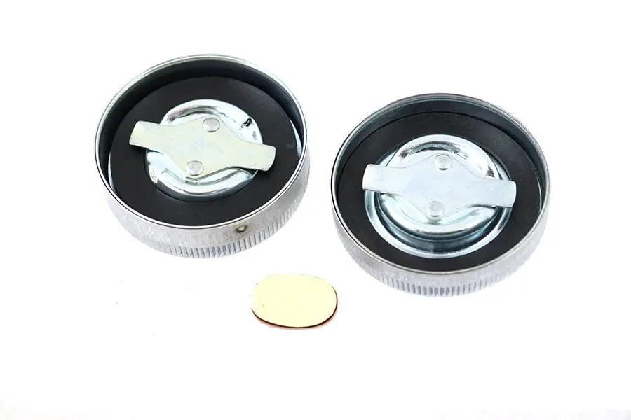 Wyatt Gatling 45 Inch W/G Gas and Oil Cap Set Chrome for Harley Davidson W Models by Wyatt Gatling