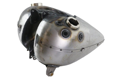 Wyatt Gatling Fat Bob 3.5 Gallon Gas Tank Set Raw for Harley Davidson UL (1940-1946) by Wyatt Gatling
