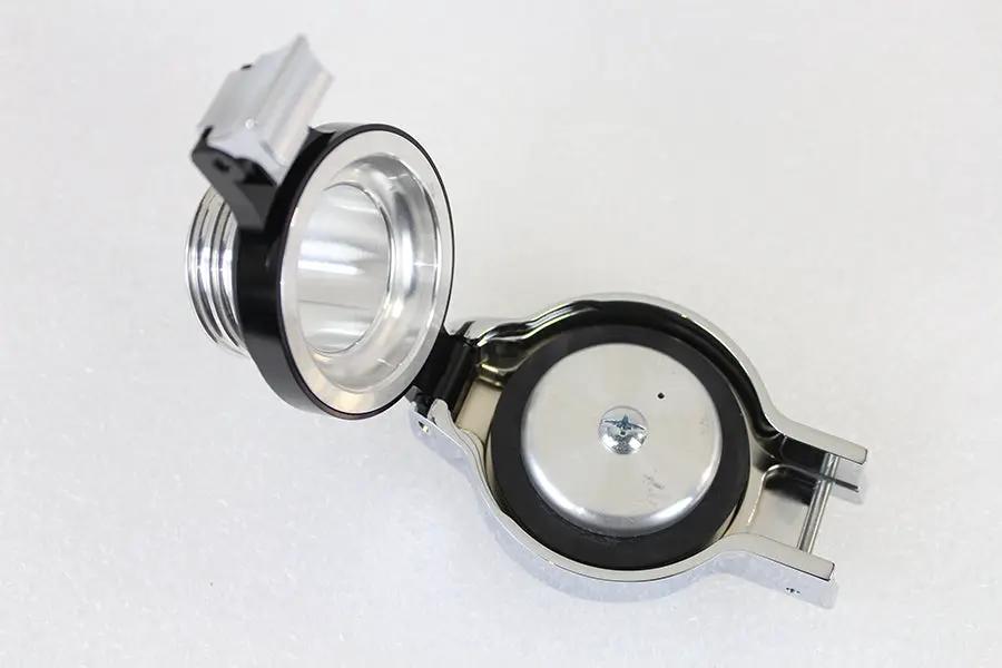 Wyatt Gatling Part 78470 Flip Up Gas Cap Vented Chrome for Harley Davidson XL (1996-2005) by Wyatt Gatling