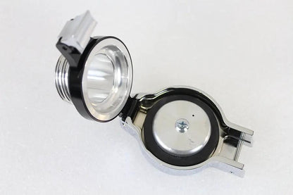 Wyatt Gatling Part 78470 Flip Up Gas Cap Vented Chrome for Harley Davidson XL (1996-2005) by Wyatt Gatling