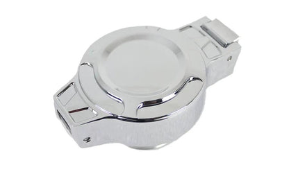 Wyatt Gatling Part 78471 Flip Up Non-Vented Chrome Gas Cap for Harley Davidson FLST & FXST Models by Wyatt Gatling