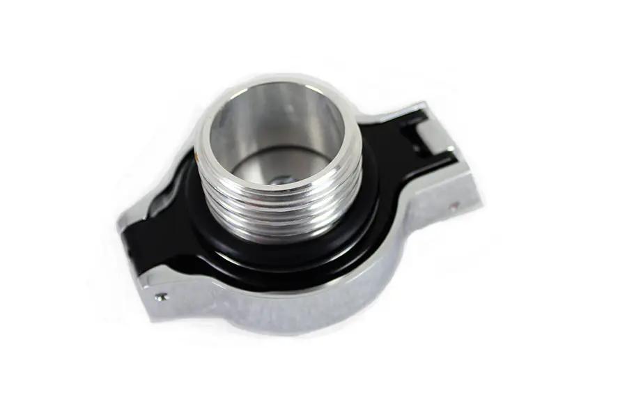 Wyatt Gatling Part 78471 Flip Up Non-Vented Chrome Gas Cap for Harley Davidson FLST & FXST Models by Wyatt Gatling