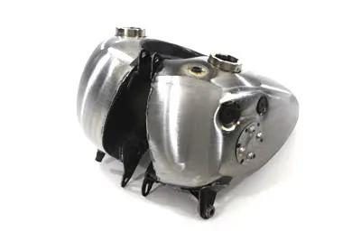 Wyatt Gatling Fat Bob 3.5 Gallon Hand Shift Gas Tank Set for 1957 Harley Davidson FL by Wyatt Gatling