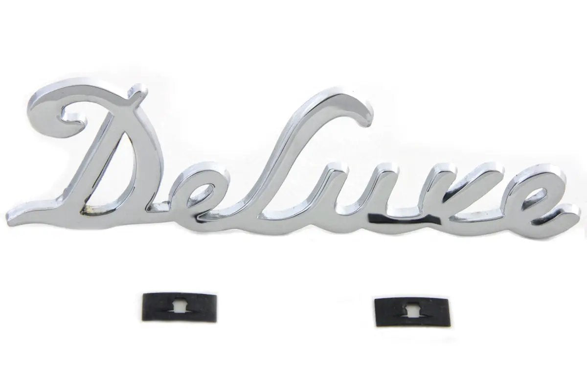 Wyatt Gatling Chrome Deluxe Fender Emblem Set - 2.5 Inch Length by Wyatt Gatling
