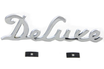 Wyatt Gatling Chrome Deluxe Fender Emblem Set - 2.5 Inch Length by Wyatt Gatling