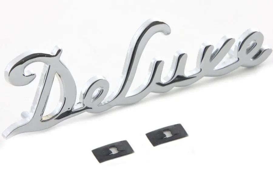 Wyatt Gatling Chrome Deluxe Fender Emblem Set - 2.5 Inch Length by Wyatt Gatling