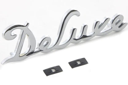 Wyatt Gatling Chrome Deluxe Fender Emblem Set - 2.5 Inch Length by Wyatt Gatling