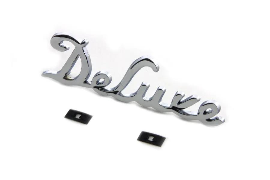 Wyatt Gatling Chrome Deluxe Fender Emblem Set - 2.5 Inch Length by Wyatt Gatling