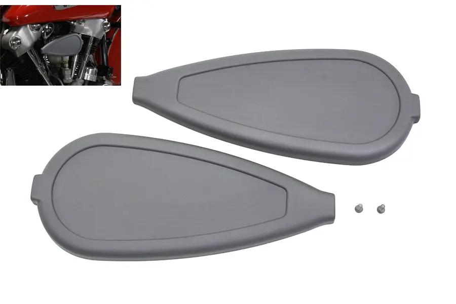 Wyatt Gatling 77402R Original 1940s Style Gas Tank Emblem Set for Harley Davidson W & EL Models by Wyatt Gatling