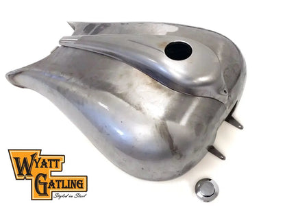 V-Twin Wyatt Gatling Stretch Touring 6.6 Gallon Gas Tank for Harley Davidson FLHT & FLHTC (2008-2013) by V-Twin