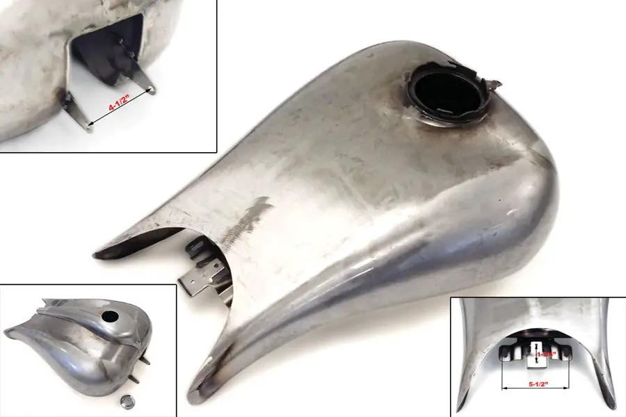 V-Twin Wyatt Gatling Stretch Touring 6.6 Gallon Gas Tank for Harley Davidson FLHT & FLHTC (2008-2013) by V-Twin