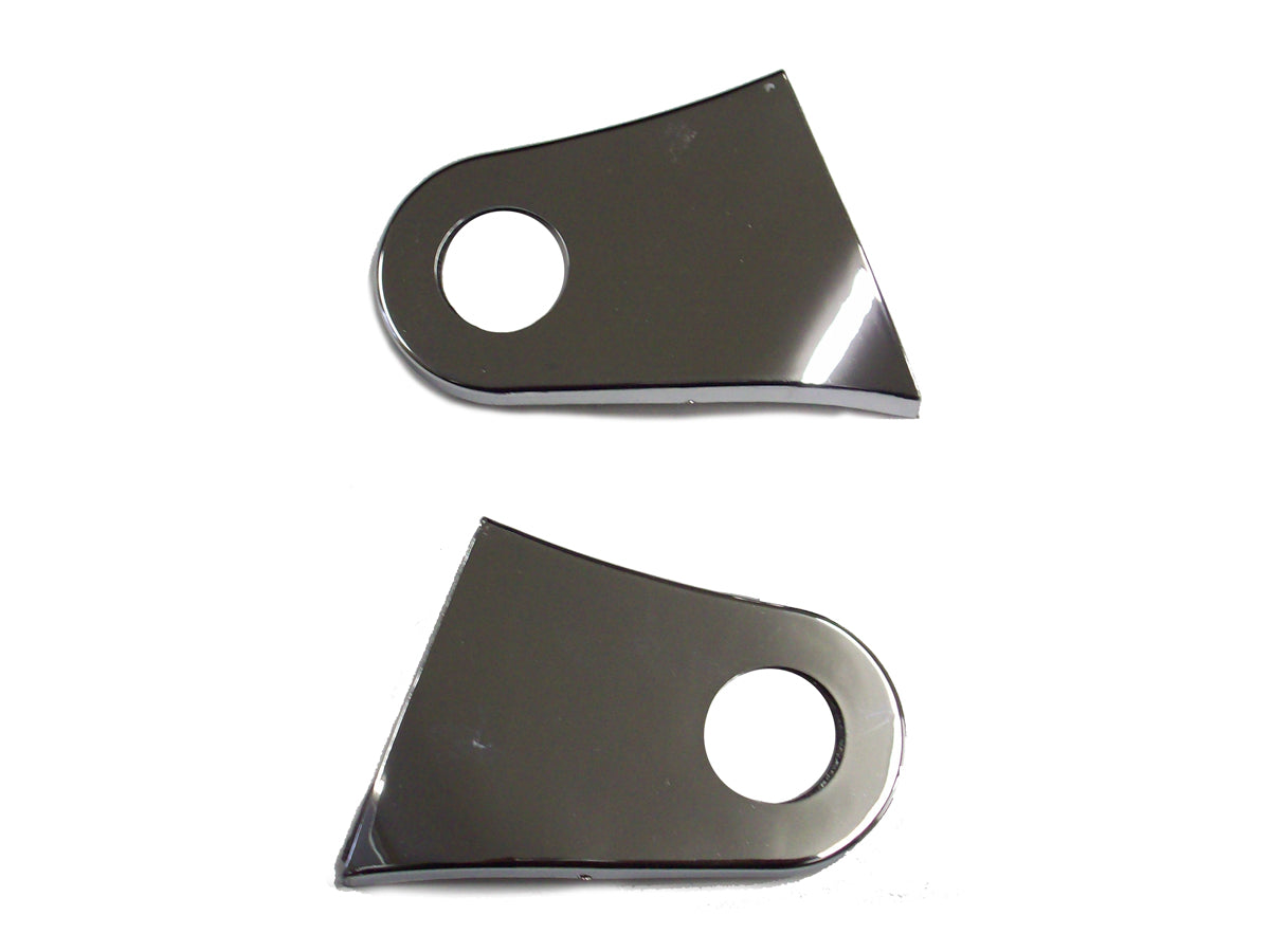 Wyatt Gatling Chrome Gas Tank Bracket Cover Set for Harley Davidson XL (Part #62348)
