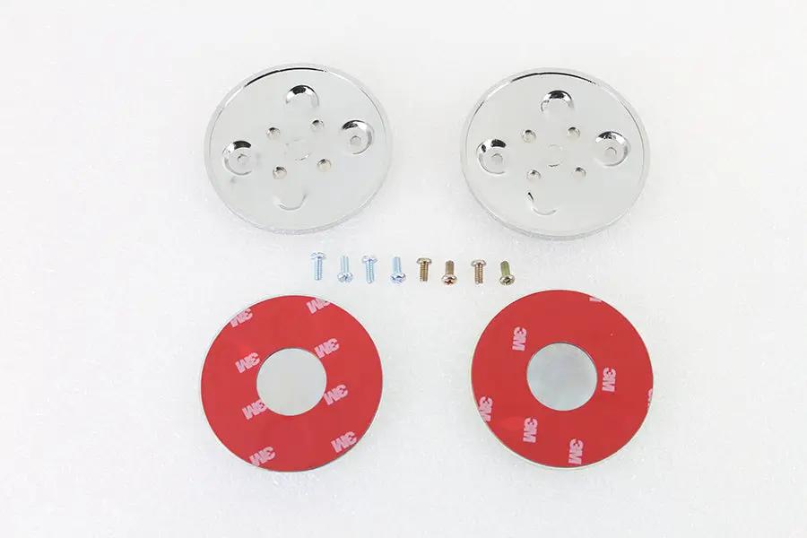 Wyatt Gatling World's Fair Tank Emblem Set - Includes Weld-On Mount Strips for Gas Tanks by Wyatt Gatling