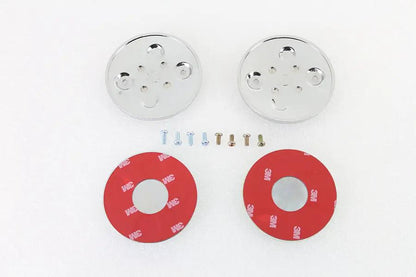 Wyatt Gatling World's Fair Tank Emblem Set - Includes Weld-On Mount Strips for Gas Tanks by Wyatt Gatling