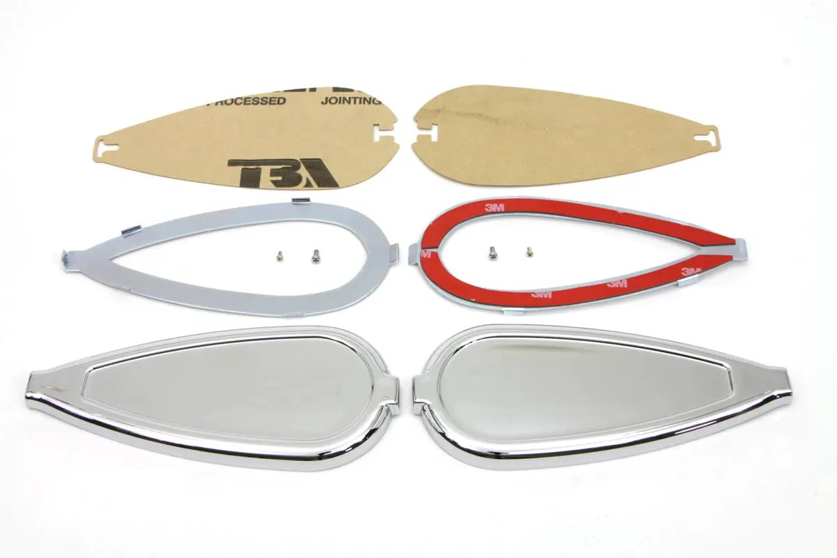 Wyatt Gatling Teardrop Gas Tank Emblem Kit for Harley Davidson W Models by Wyatt Gatling