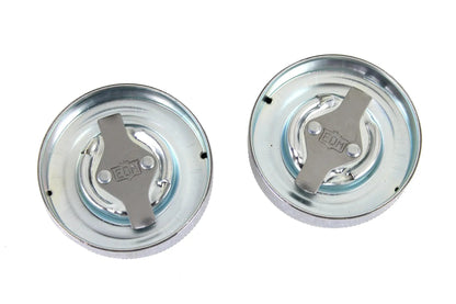 Wyatt Gatling Replica Eaton Vented Gas Cap Set for Harley Davidson EL & UL (Part #76063D) by Wyatt Gatling
