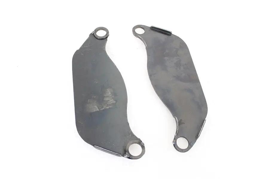 Wyatt Gatling Gas Tank Front Bracket Set for Harley Davidson FXST (Raw Steel) by Wyatt Gatling