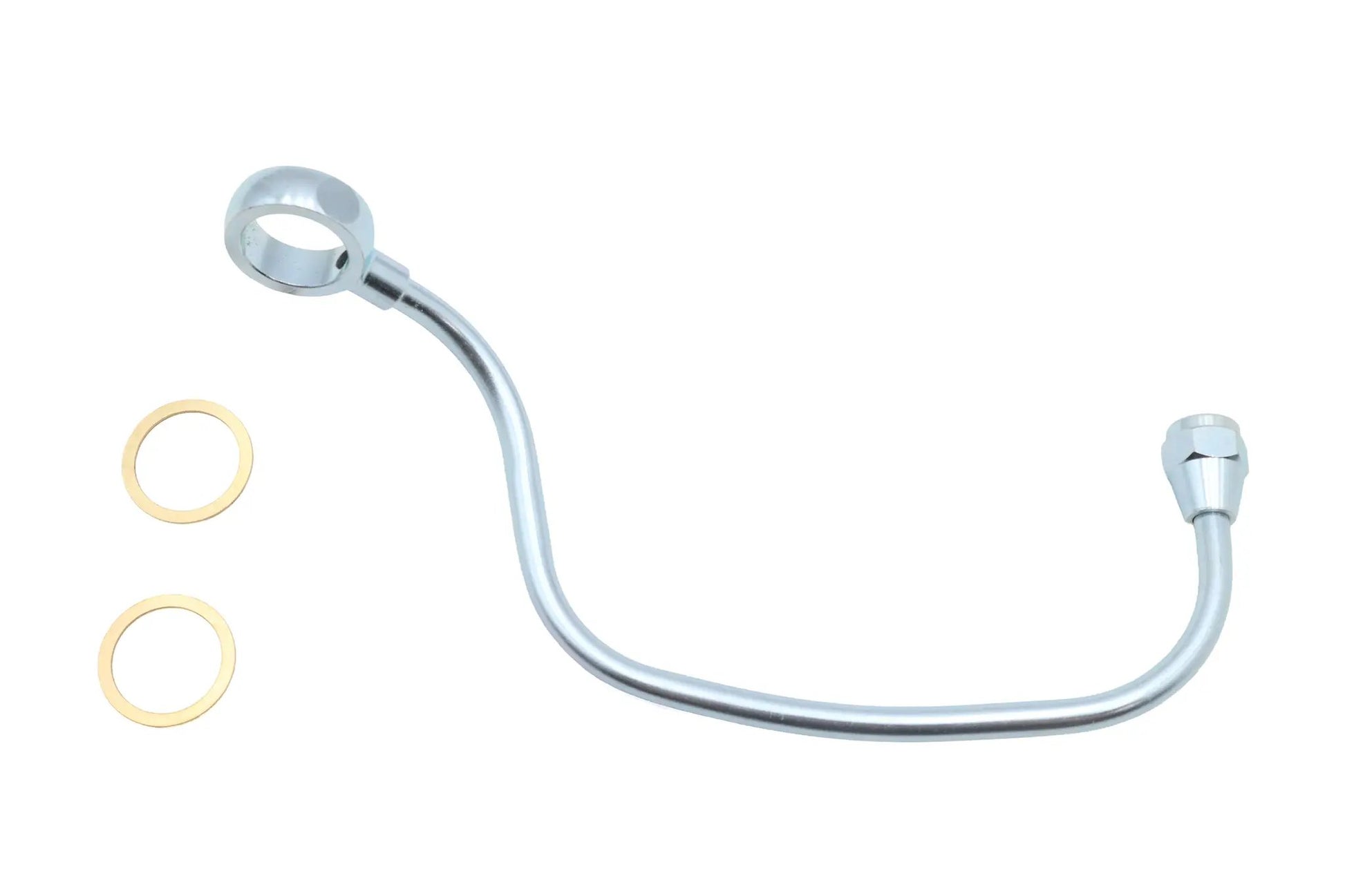 V-Twin Crossver Gas Line Zicad Plated for Harley Davidson FL Models by V-Twin
