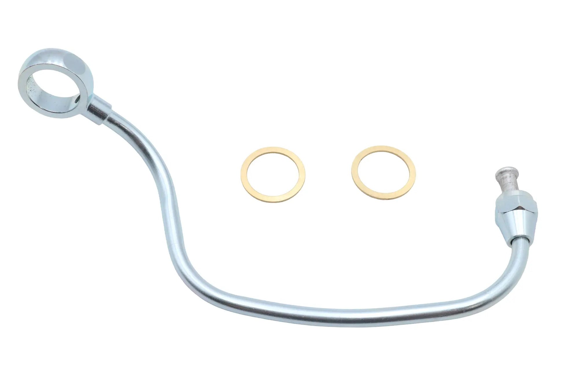V-Twin Crossver Gas Line Zicad Plated for Harley Davidson FL Models by V-Twin