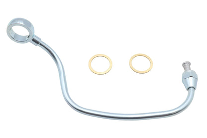 V-Twin Crossver Gas Line Zicad Plated for Harley Davidson FL Models by V-Twin