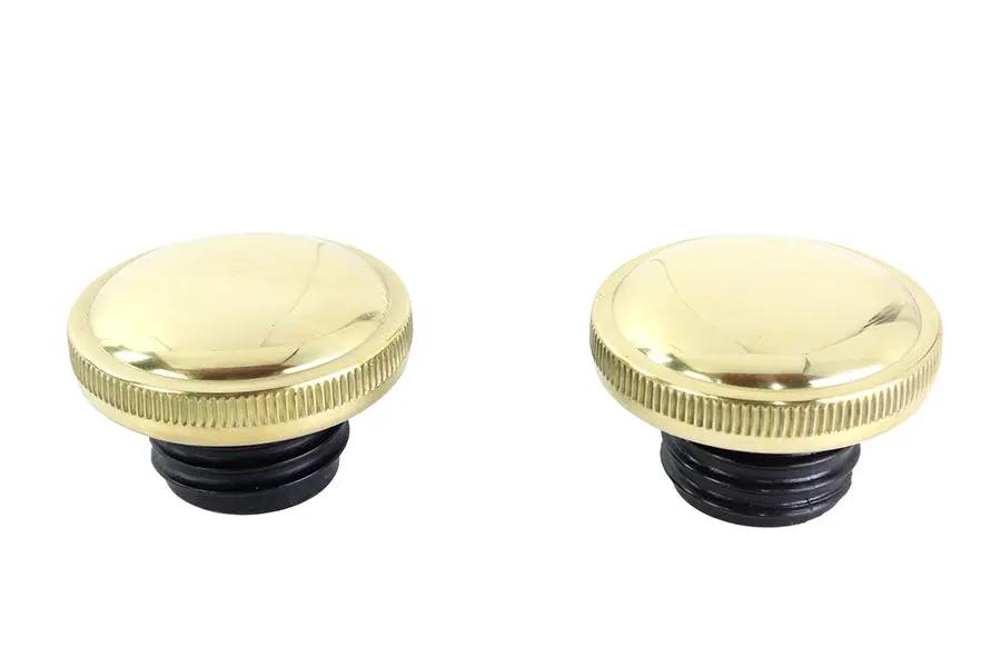 V-Twin Ratcheting Style Gas Cap Set for Harley Davidson FXST (1984-1993) by V-Twin