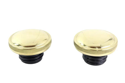 V-Twin Ratcheting Style Gas Cap Set for Harley Davidson FXST (1984-1993) by V-Twin