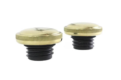V-Twin Ratcheting Style Gas Cap Set for Harley Davidson FXST (1984-1993) by V-Twin