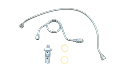 V-Twin Chrome Crossover Gas Line Kit for Harley Davidson FL Models