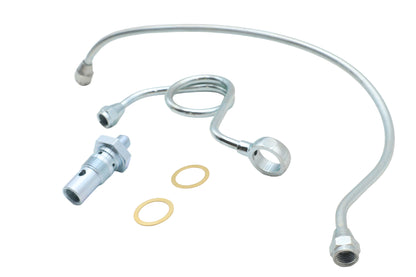 V-Twin Chrome Crossover Gas Line Kit for Harley Davidson FL Models