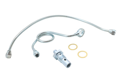V-Twin Chrome Crossover Gas Line Kit for Harley Davidson FL Models