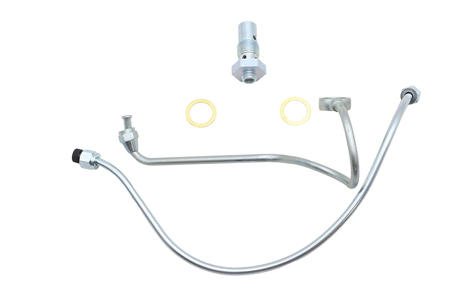 V-Twin 38-1250 Overhead Valve Panhead Gas Line Kit for Harley-Davidson FL