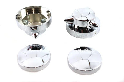 V-Twin Krommet Gas Cap Set for Harley Davidson FL Models by V-Twin