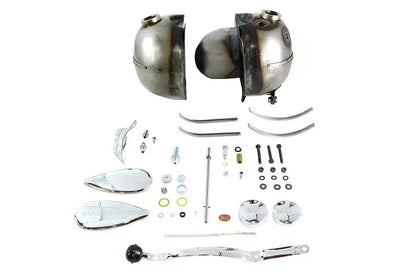 V-Twin 45 WL Gas and Oil Tank Kit for Harley Davidson WL and G Models (1940-1946) by V-Twin