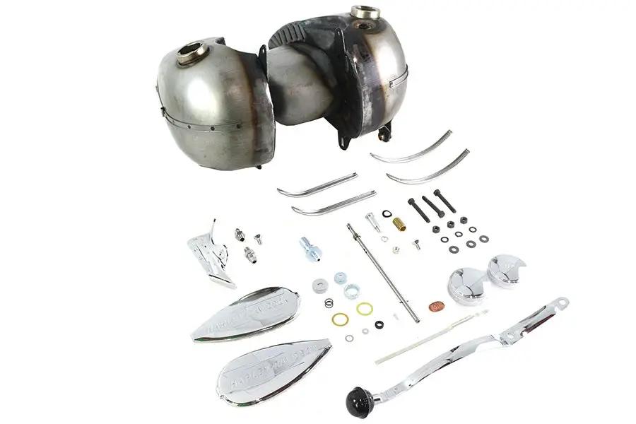 V-Twin 45 WL Gas and Oil Tank Kit for Harley Davidson WL and G Models (1940-1946) by V-Twin
