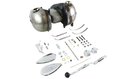 V-Twin 45 WL Gas and Oil Tank Kit for Harley Davidson WL and G Models (1940-1946) by V-Twin