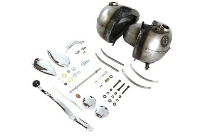 V-Twin 45 WL Gas and Oil Tank Kit for Harley Davidson WL and G Models (1940-1946) by V-Twin