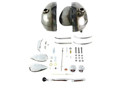 V-Twin 45 WL Gas and Oil Tank Kit for Harley Davidson WL and G Models (1940-1946) by V-Twin