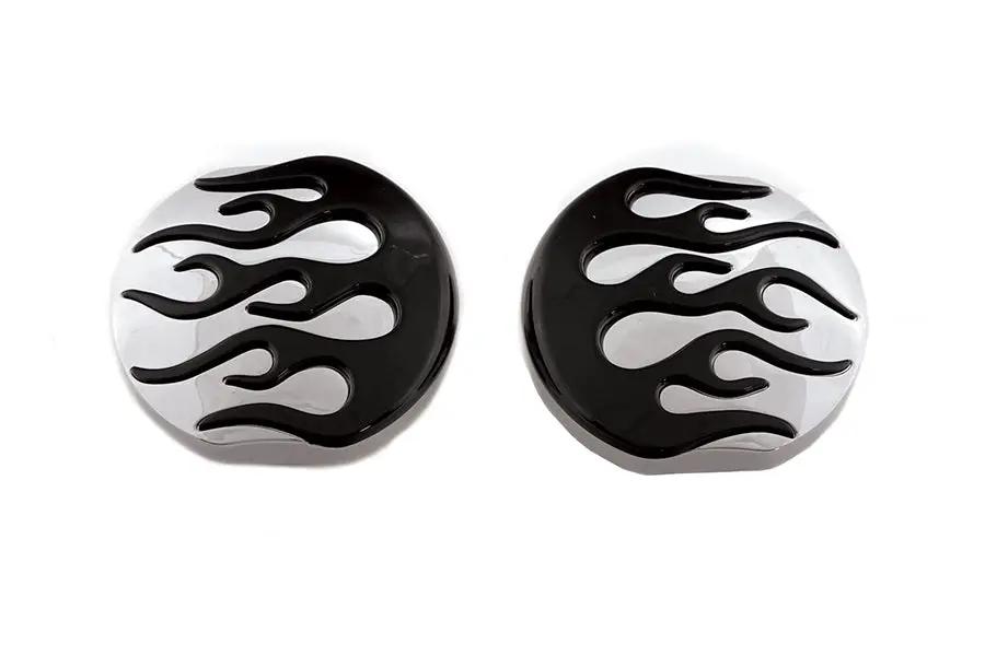 Wyatt Gatling Flame Style Vented and Non-Vented Gas Cap Set for Harley Davidson by Wyatt Gatling