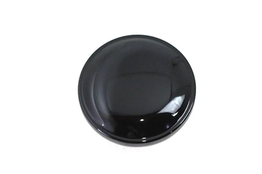 Wyatt Gatling Part 71438B Ratcheting Style Vented Black Gas Cap for Harley Davidson FXST and FLST Models by Wyatt Gatling