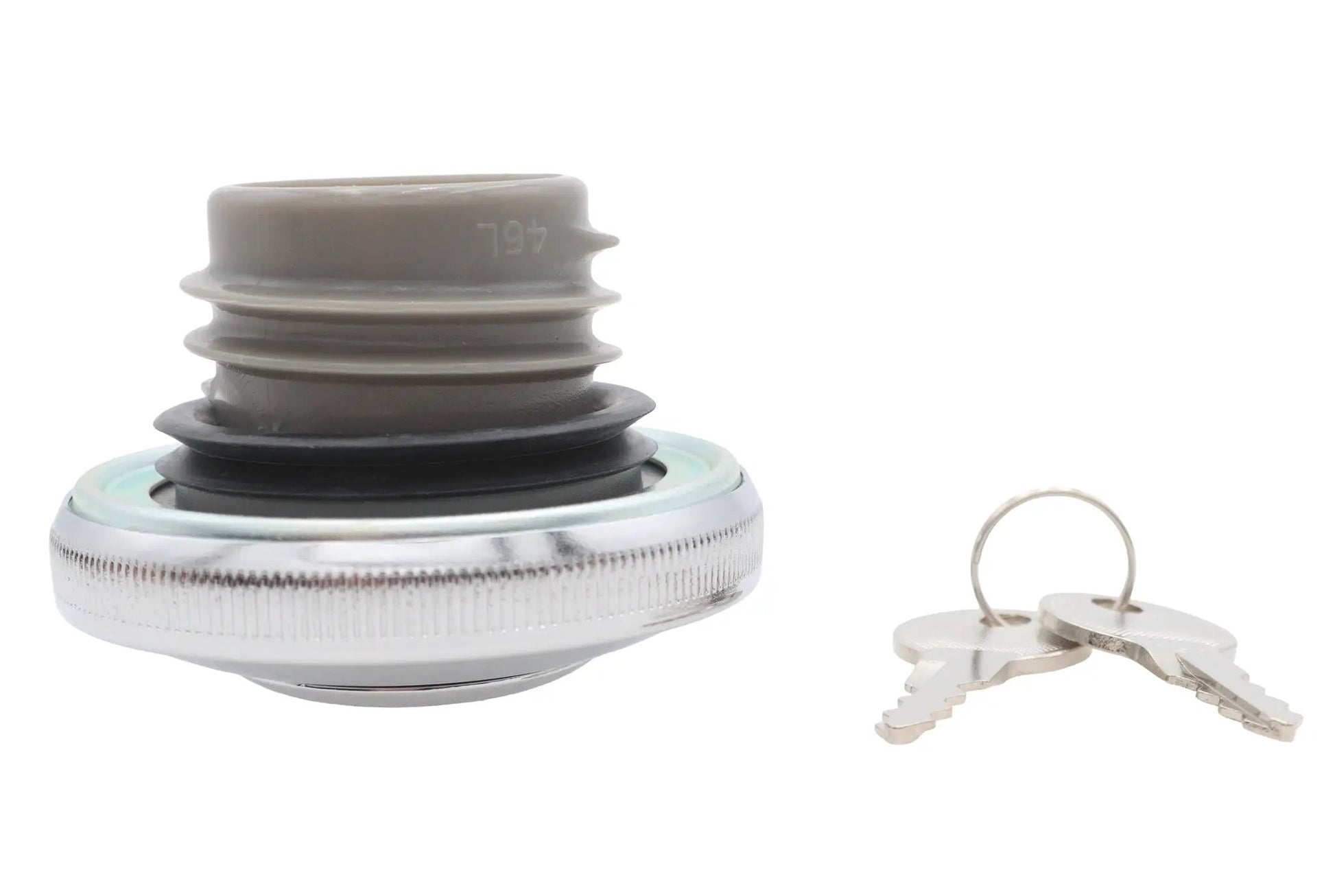 Ultima Chrome Locking Style Non-Vented Gas Cap for Harley Davidson - Part #21-444 by Ultima