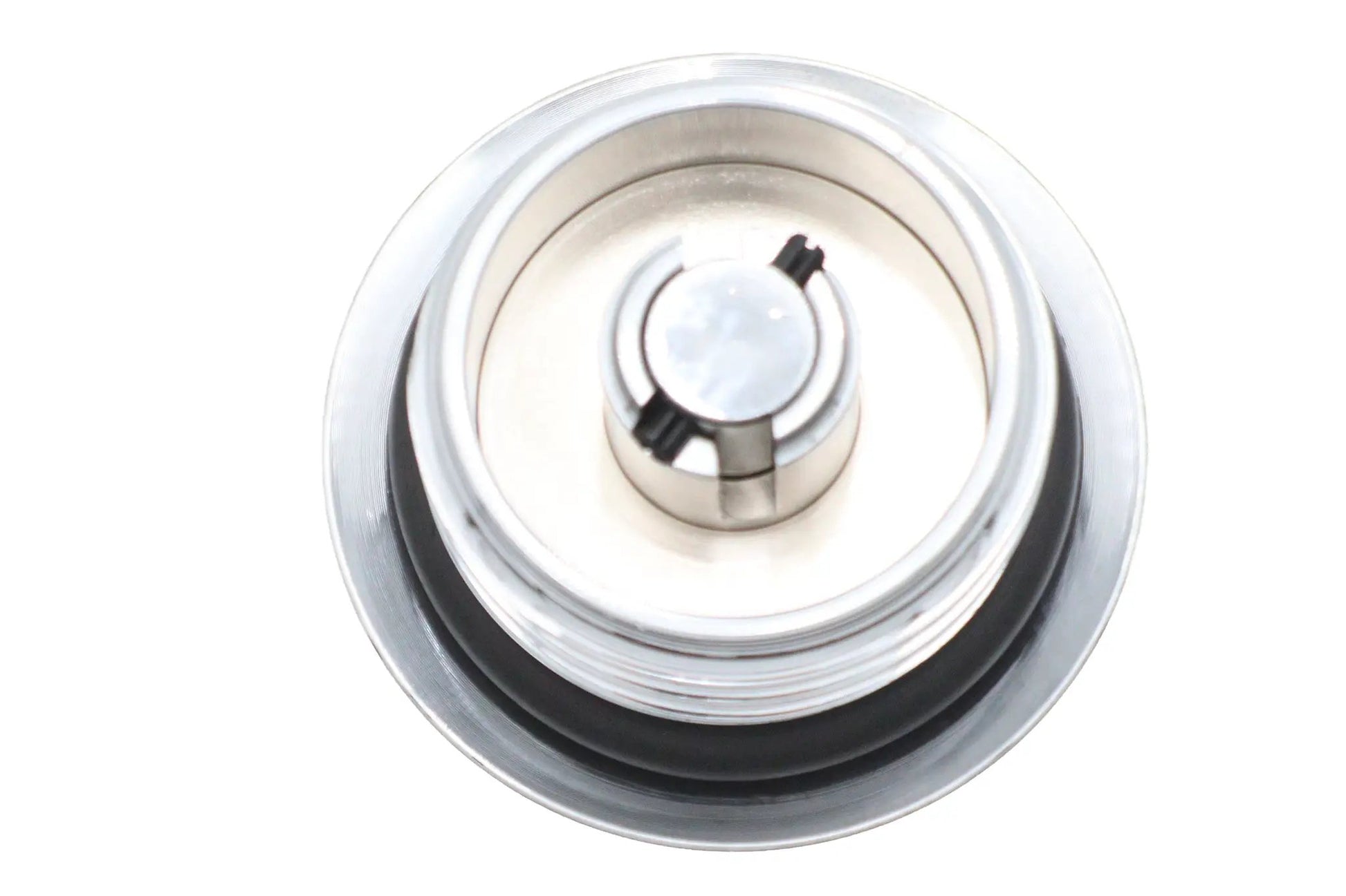 Ultima Chrome Pop-Up Gas Cap Vented - Right Hand Thread, Outer Diameter 2.36 Inches by Ultima
