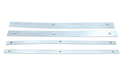 Wyatt Gatling Gas Tank Emblem Mount Strip Set for Harley Davidson FL (1951-1954) by Wyatt Gatling