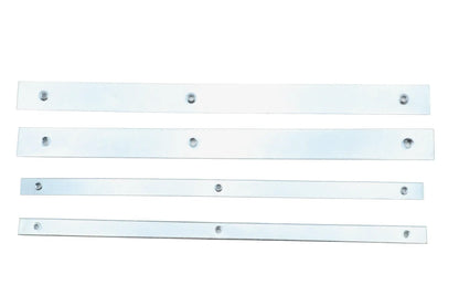 Wyatt Gatling Gas Tank Emblem Mount Strip Set for Harley Davidson FL (1951-1954) by Wyatt Gatling