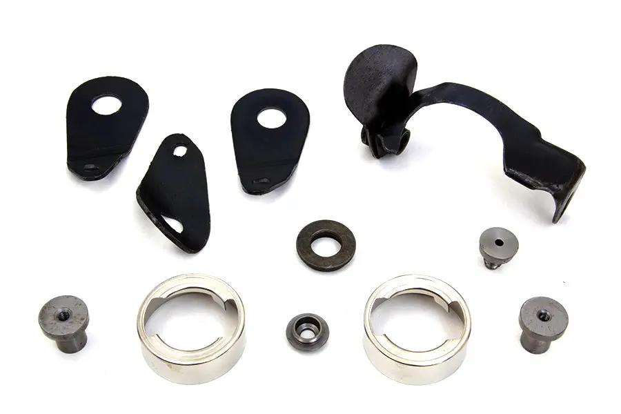 Wyatt Gatling Hand Shift Gas Tank Parts Kit for Harley Davidson Big Twin Models 1939-1946 by Wyatt Gatling
