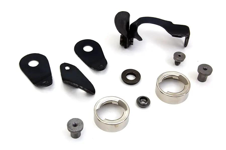 Wyatt Gatling Hand Shift Gas Tank Parts Kit for Harley Davidson Big Twin Models 1939-1946 by Wyatt Gatling