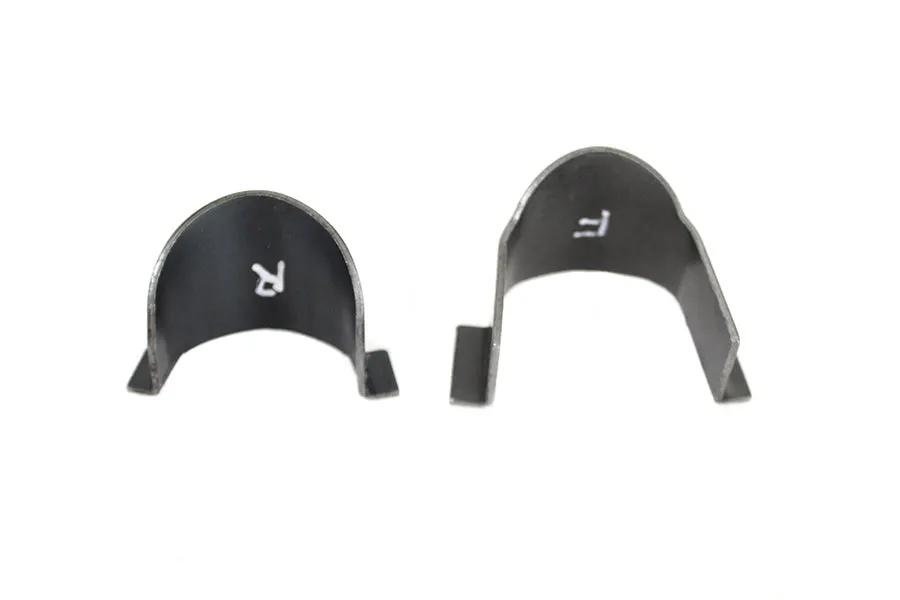 V-Twin Chopper Peanut Gas Tank Mount Tab Set - Raw Finish by V-Twin