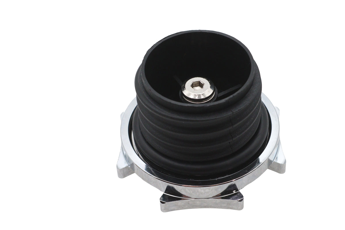 V-Twin 38-1655 Billet Vented Gas Cap with Maltese Design