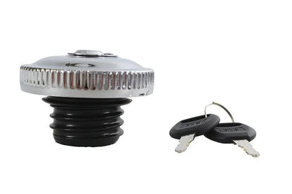 V-Twin Locking Bung Gas Cap Chrome for Harley Davidson XL Models (1983-1992) by V-Twin